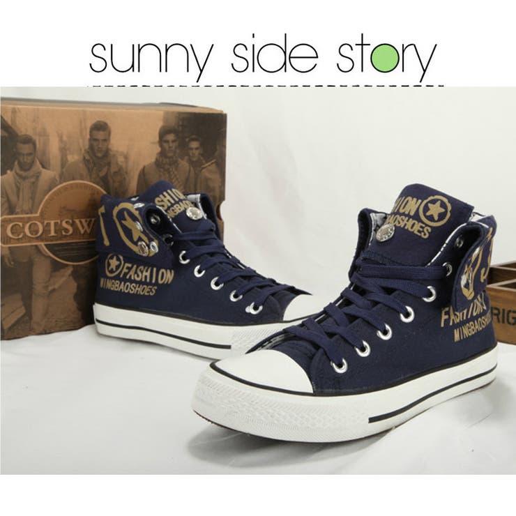 2Way レタードプリント ハイカットスニーカー | RAiseNsE  | 詳細画像11 