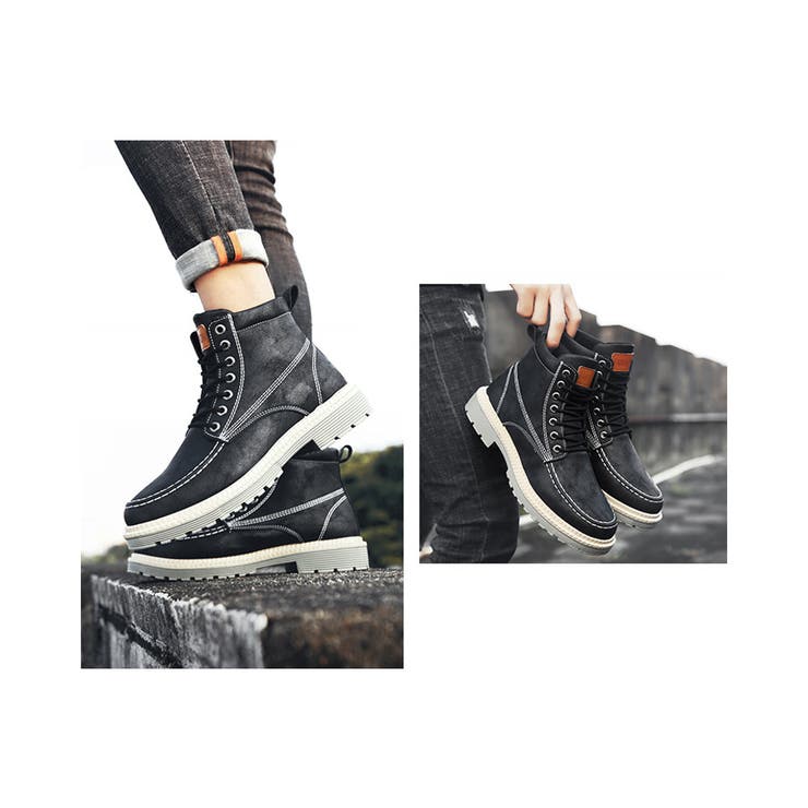 レースアップ ワークブーツ シューズ | RAiseNsE  | 詳細画像4 