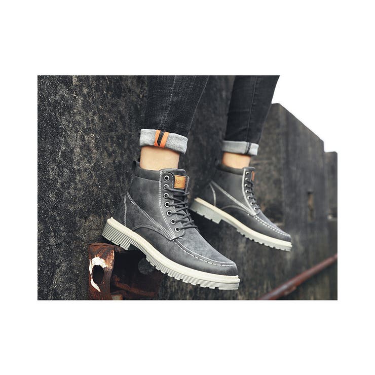 レースアップ ワークブーツ シューズ | RAiseNsE  | 詳細画像10 