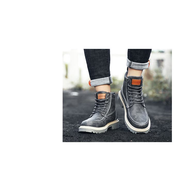 レースアップ ワークブーツ シューズ | RAiseNsE  | 詳細画像11 