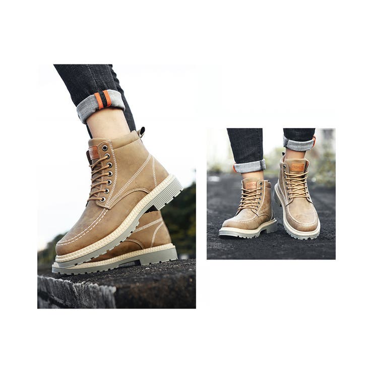 レースアップ ワークブーツ シューズ | RAiseNsE  | 詳細画像14 