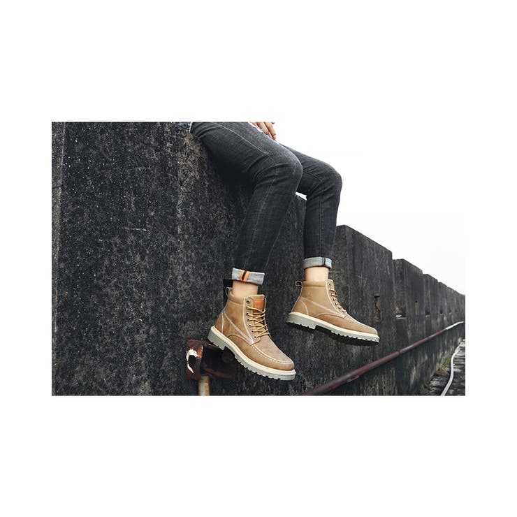 レースアップ ワークブーツ シューズ | RAiseNsE  | 詳細画像15 