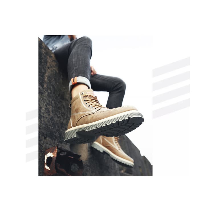 レースアップ ワークブーツ シューズ | RAiseNsE  | 詳細画像17 