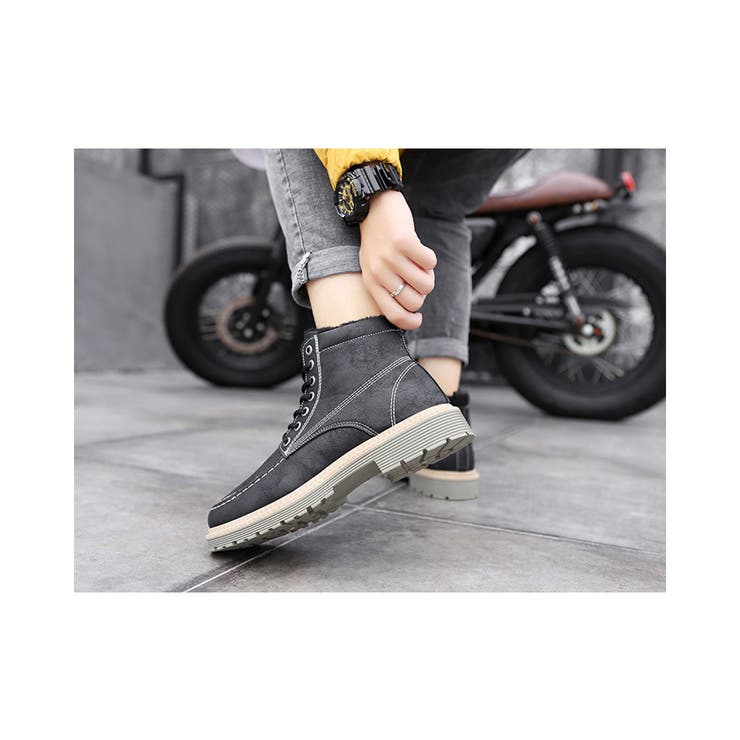 レースアップ ワークブーツ シューズ | RAiseNsE  | 詳細画像26 