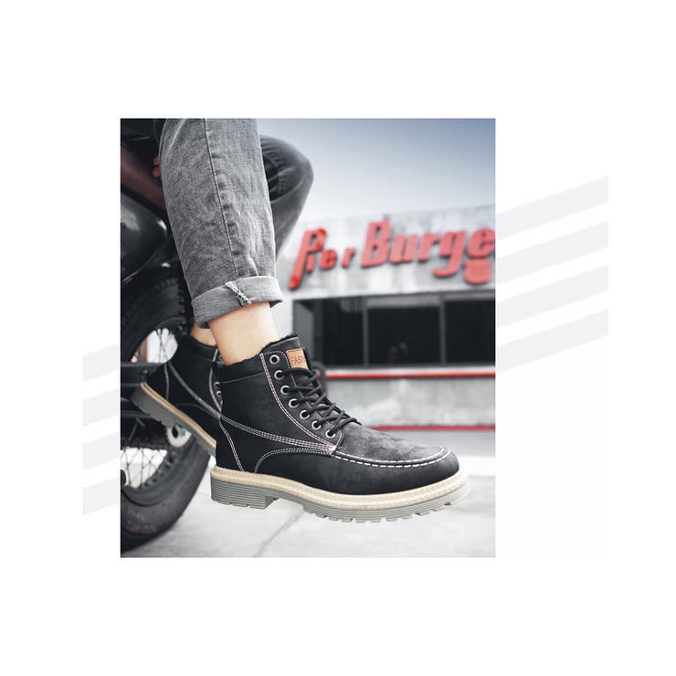 レースアップ ワークブーツ シューズ | RAiseNsE  | 詳細画像27 