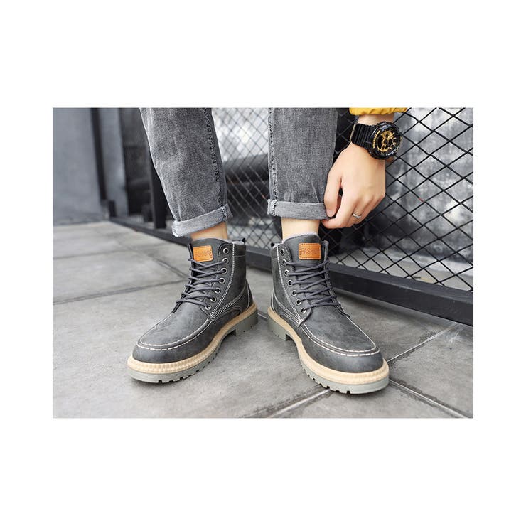 レースアップ ワークブーツ シューズ | RAiseNsE  | 詳細画像28 