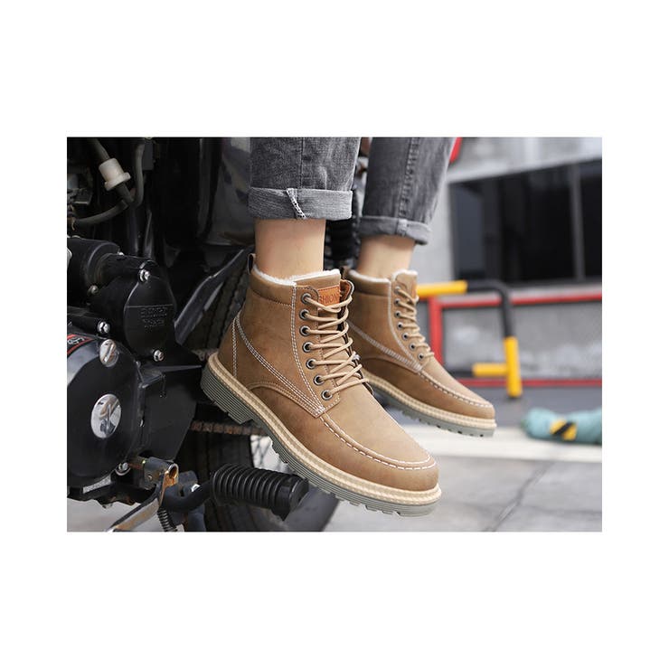 レースアップ ワークブーツ シューズ | RAiseNsE  | 詳細画像33 