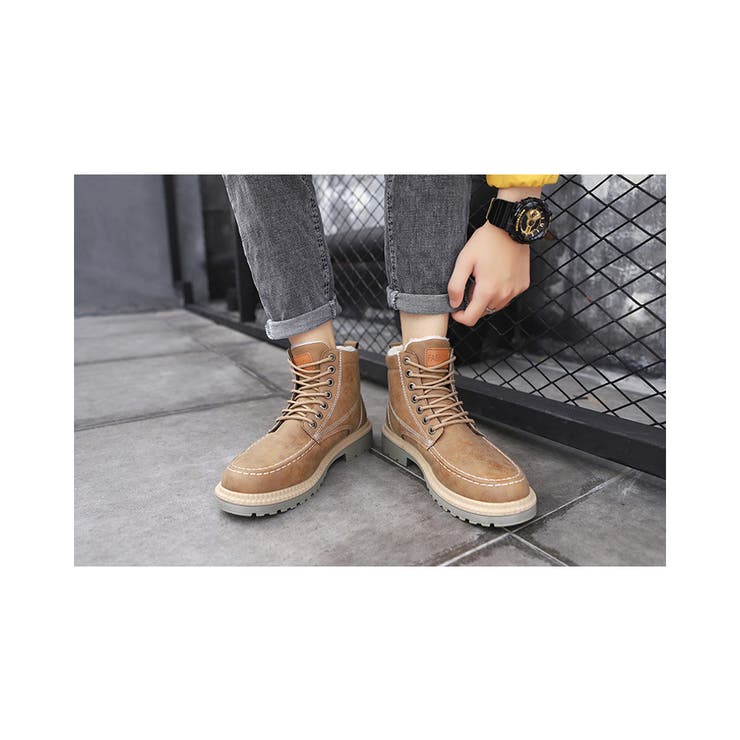 レースアップ ワークブーツ シューズ | RAiseNsE  | 詳細画像36 