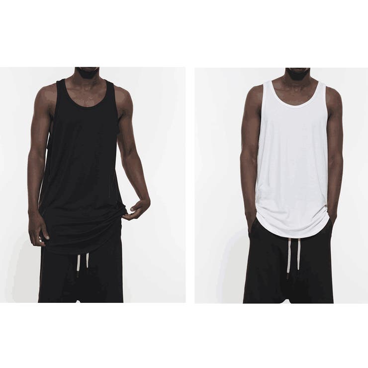 ラウンドカット ロングタンクトップ ロング丈 | RAiseNsE  | 詳細画像6 