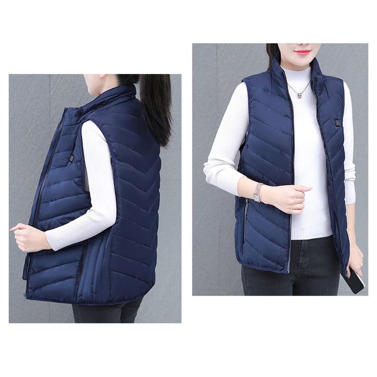 電熱ベスト ヒーターベスト メンズ | RAiseNsE  | 詳細画像22 