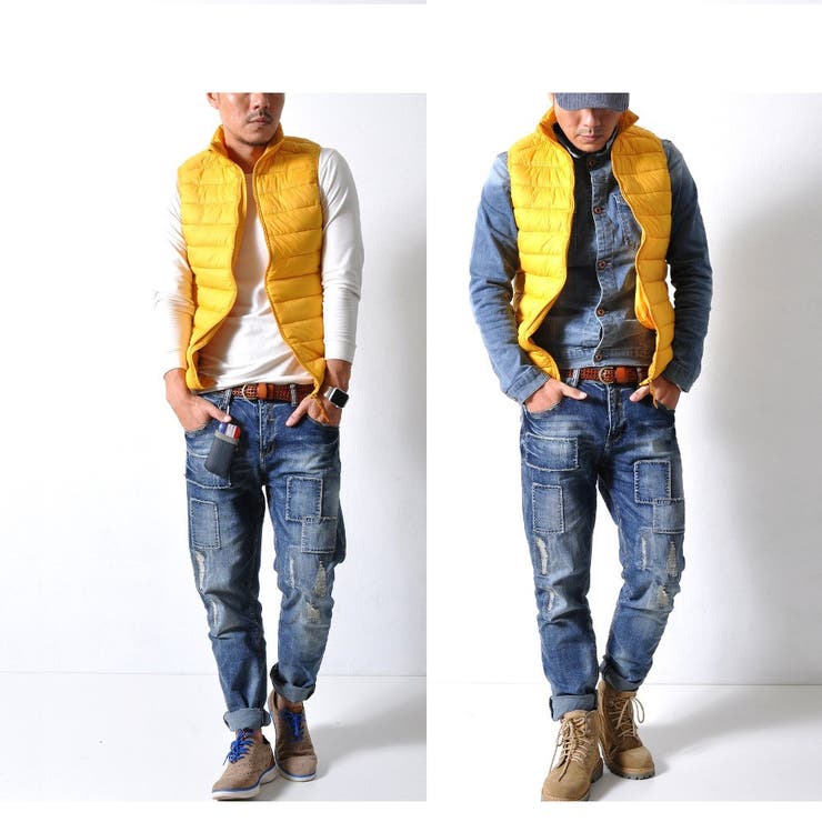 中綿ベスト シンプル アウター | RAiseNsE  | 詳細画像6 