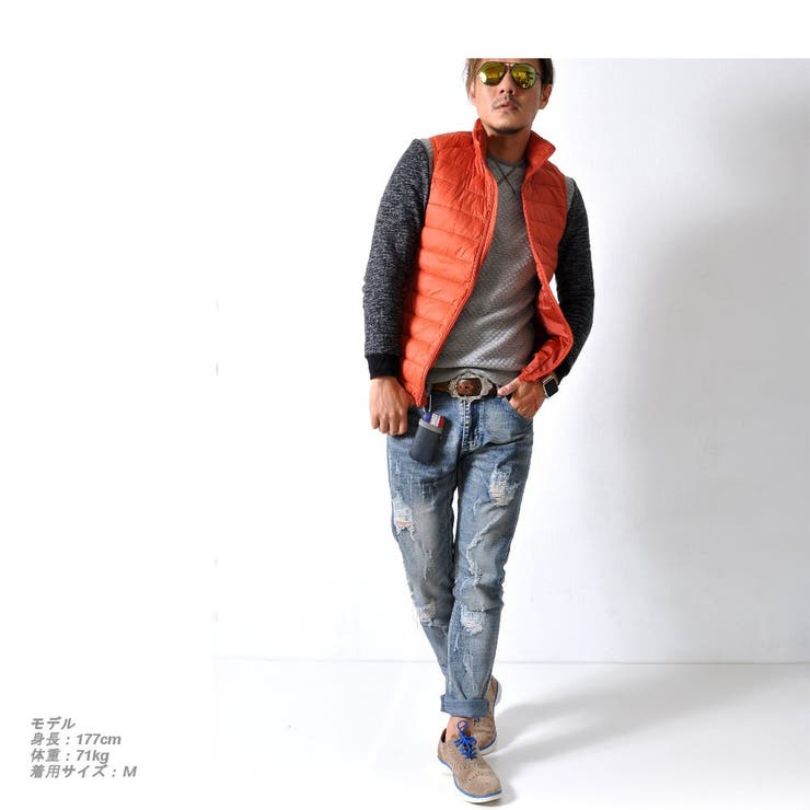 中綿ベスト シンプル アウター | RAiseNsE  | 詳細画像9 