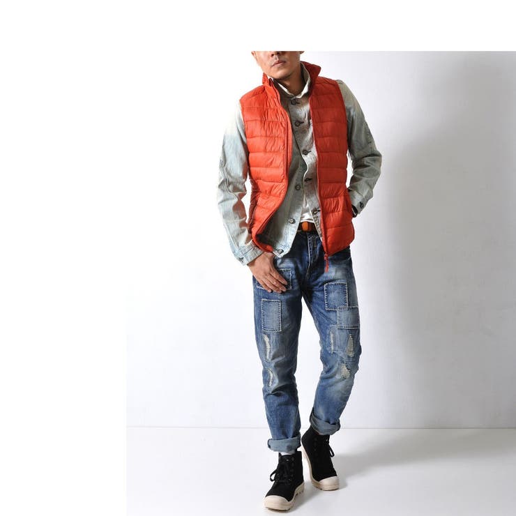 中綿ベスト シンプル アウター | RAiseNsE  | 詳細画像12 