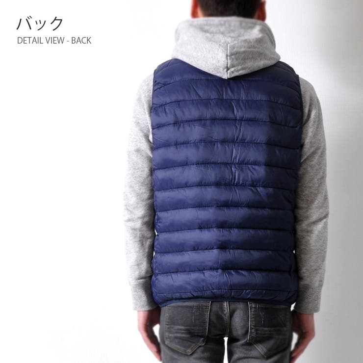 中綿ベスト シンプル アウター | RAiseNsE  | 詳細画像19 