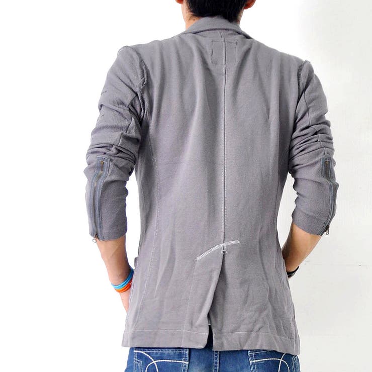 プリントスウェットジャケット メンズ アウター ブレザー[7色]#T351c1 | RAiseNsE  | 詳細画像10 