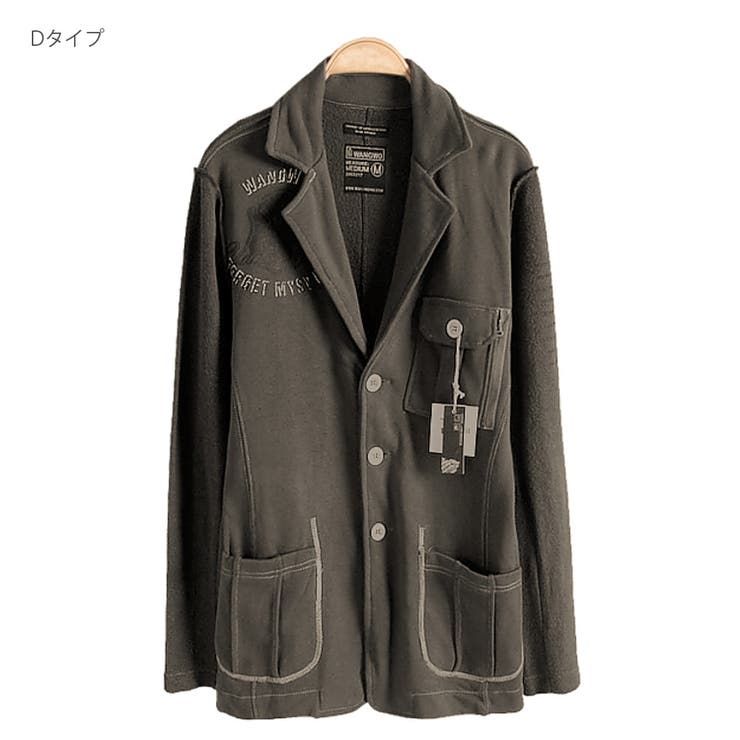 Dタイプ | プリントスウェットジャケット メンズ アウター ブレザー[7色]#T351c1 | RAiseNsE 