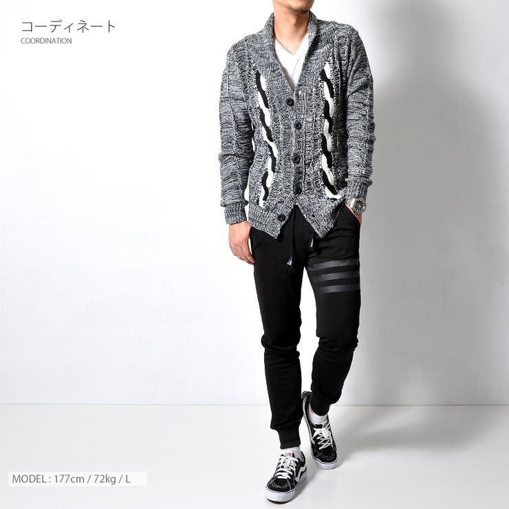 ロングカーディガン メンズ ロング丈 | RAiseNsE  | 詳細画像2 