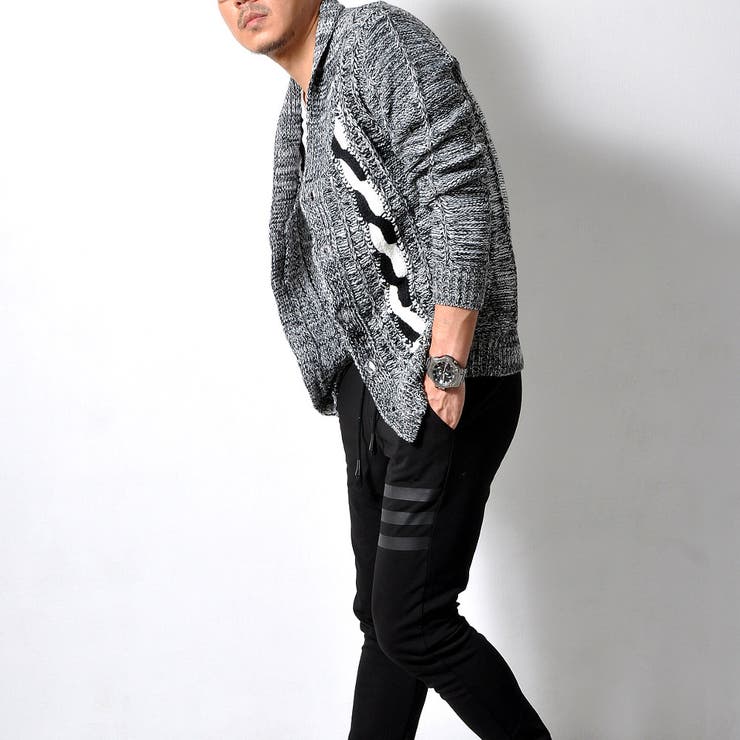 ロングカーディガン メンズ ロング丈 | RAiseNsE  | 詳細画像4 