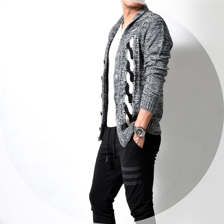 ロングカーディガン メンズ ロング丈 | RAiseNsE  | 詳細画像10 