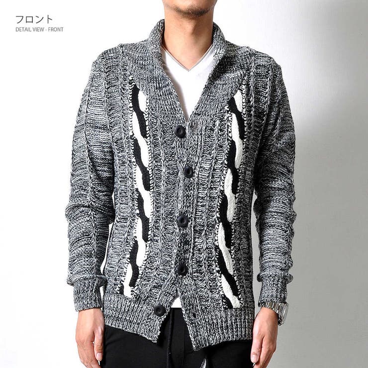 ロングカーディガン メンズ ロング丈 | RAiseNsE  | 詳細画像13 