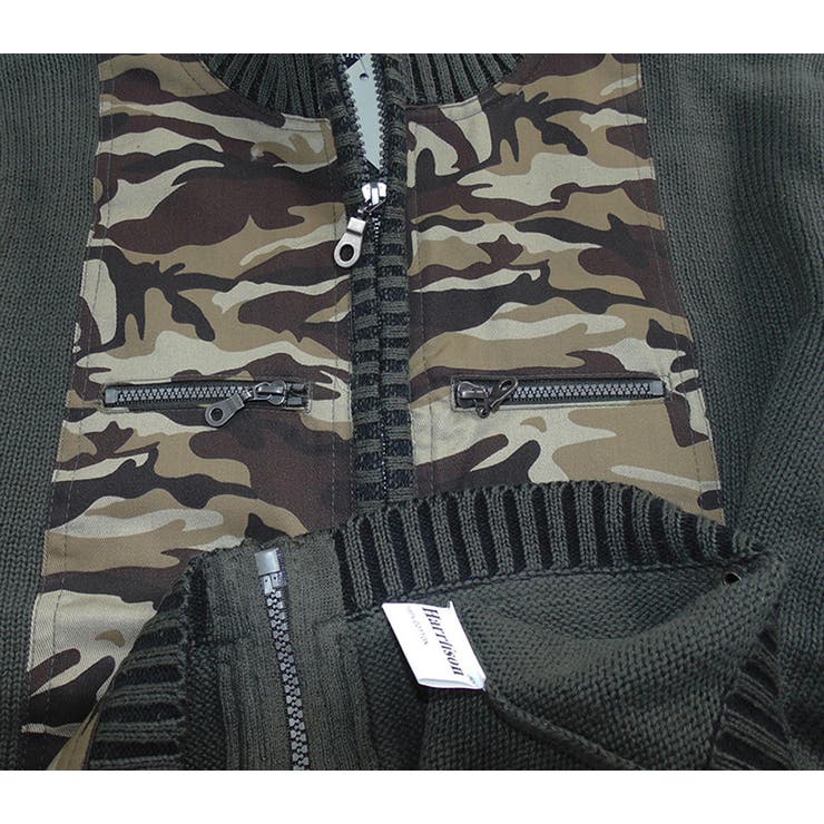 迷彩柄ニット メンズ トップス | RAiseNsE  | 詳細画像21 