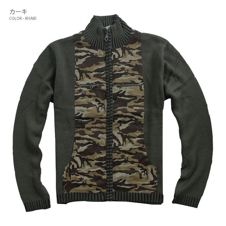 迷彩柄ニット メンズ トップス | RAiseNsE  | 詳細画像20 