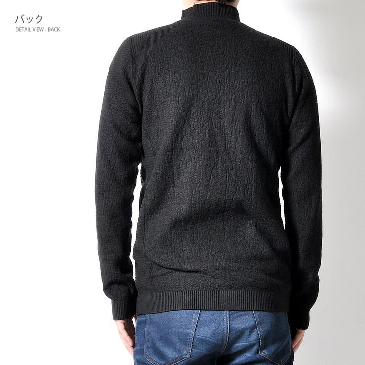 モックネック ニット ストレッチ | RAiseNsE  | 詳細画像15 