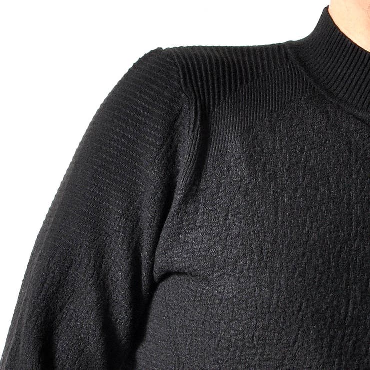 モックネック ニット ストレッチ | RAiseNsE  | 詳細画像21 