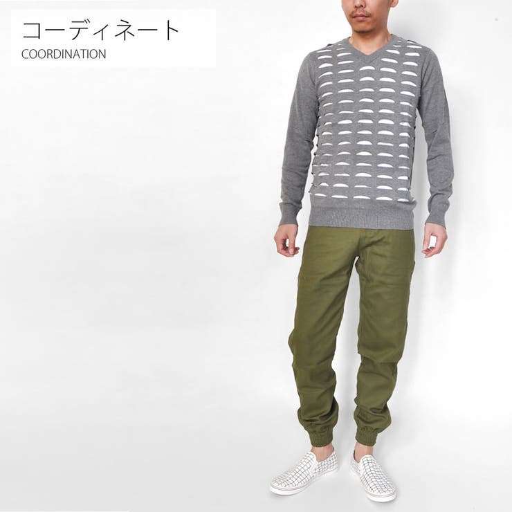 カットライン Vネック ニット | RAiseNsE  | 詳細画像10 