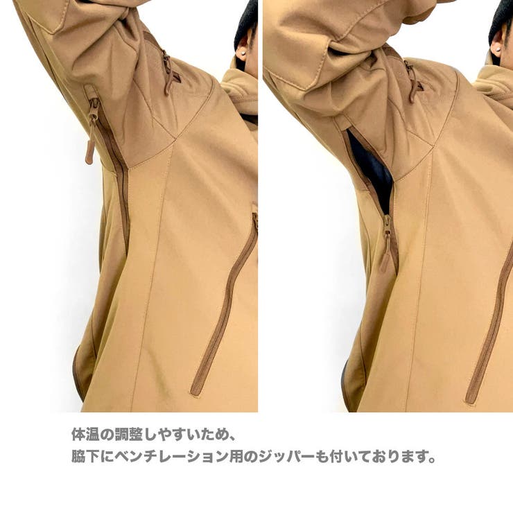 マウンテンパーカー メンズ ジップ[品番：RSCM0001095