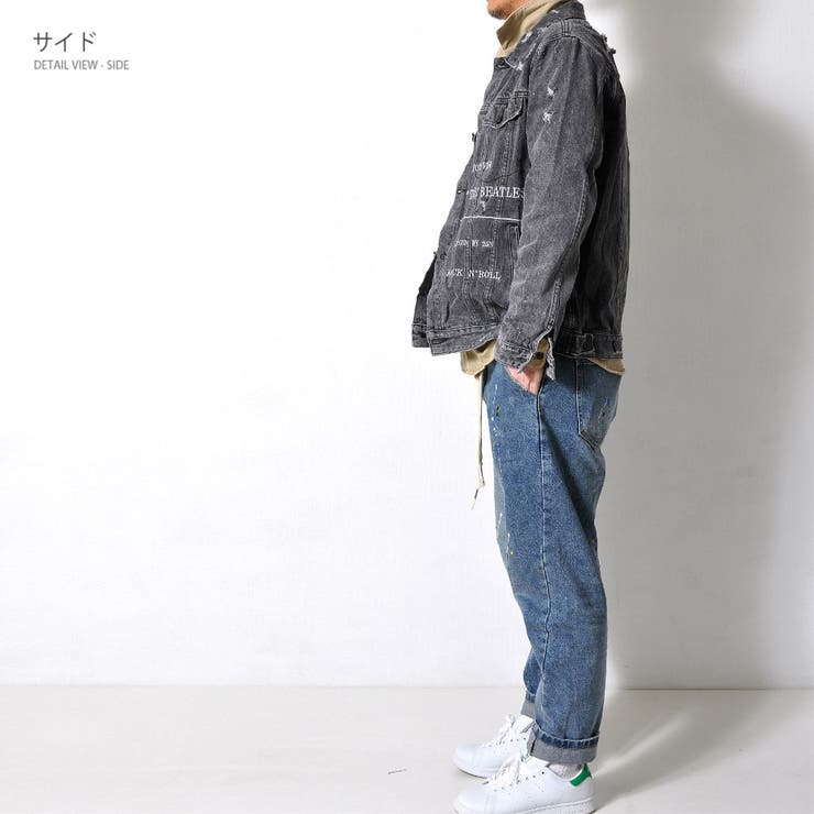 ダメージ加工 デニムジャケット メンズ | RAiseNsE  | 詳細画像14 