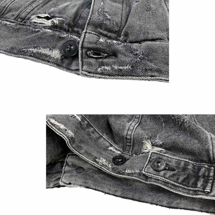 ダメージ加工 デニムジャケット メンズ | RAiseNsE  | 詳細画像25 