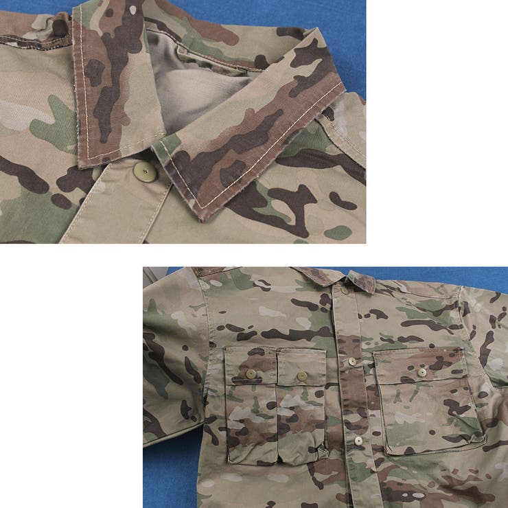 ロゴ入り迷彩ジャケット メンズ アウター | RAiseNsE  | 詳細画像34 