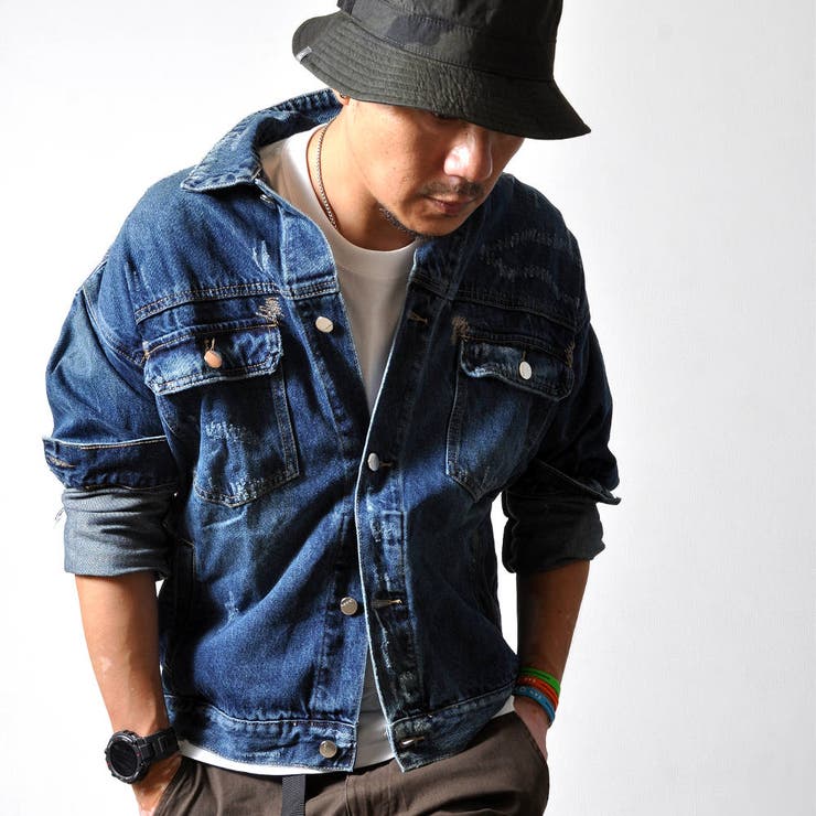 数量限定 デニムジャケット メンズ | RAiseNsE  | 詳細画像8 