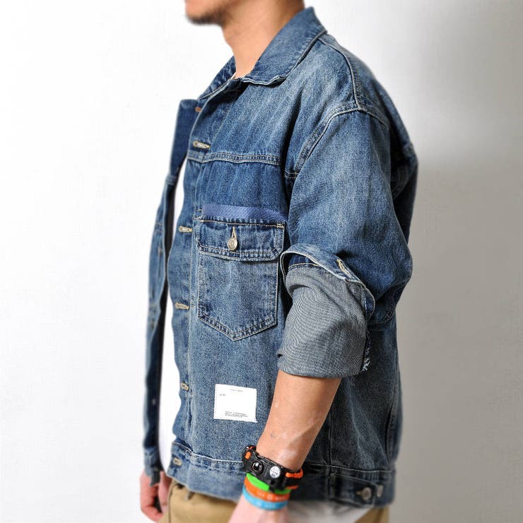 デニムジャケット メンズ カジュアル | RAiseNsE  | 詳細画像15 