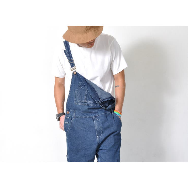 デニムオーバーオール メンズ サロペット | RAiseNsE  | 詳細画像17 