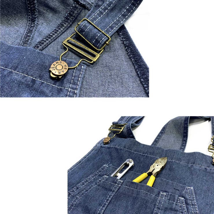 デニムオーバーオール メンズ サロペット | RAiseNsE  | 詳細画像26 