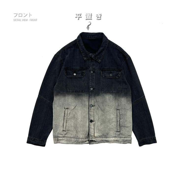 数量限定 ブラック デニムジャケット[品番：RSCM0007554