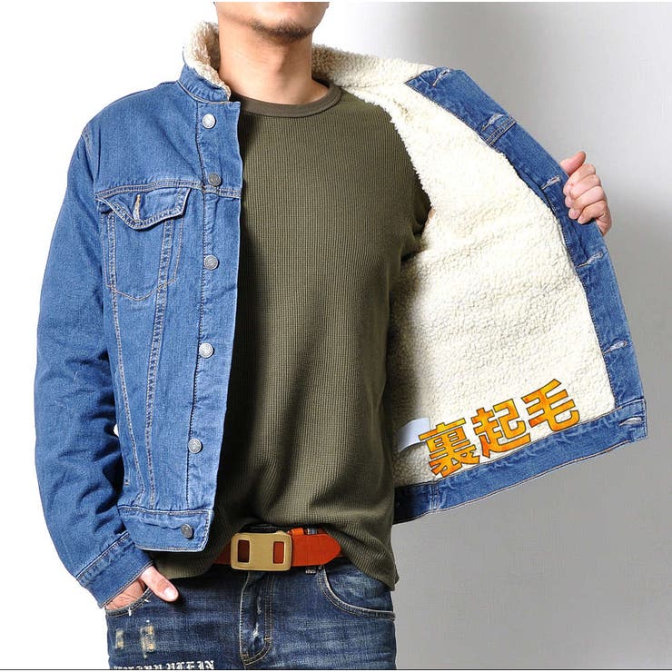 デニムジャケット 裏ボア Gジャン | RAiseNsE  | 詳細画像4 