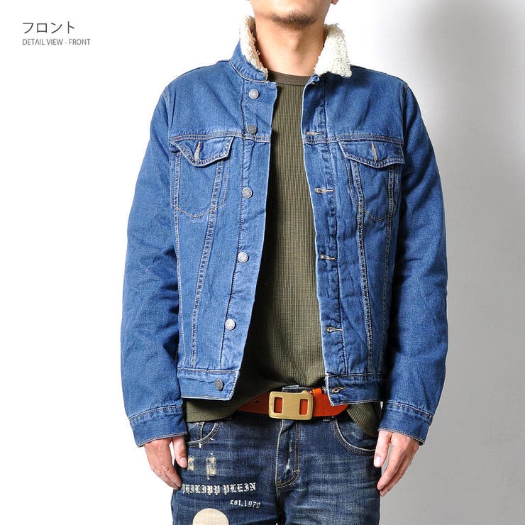 デニムジャケット 裏ボア Gジャン | RAiseNsE  | 詳細画像14 