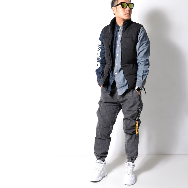 刺繍 中綿ベスト 和テイスト | RAiseNsE  | 詳細画像4 