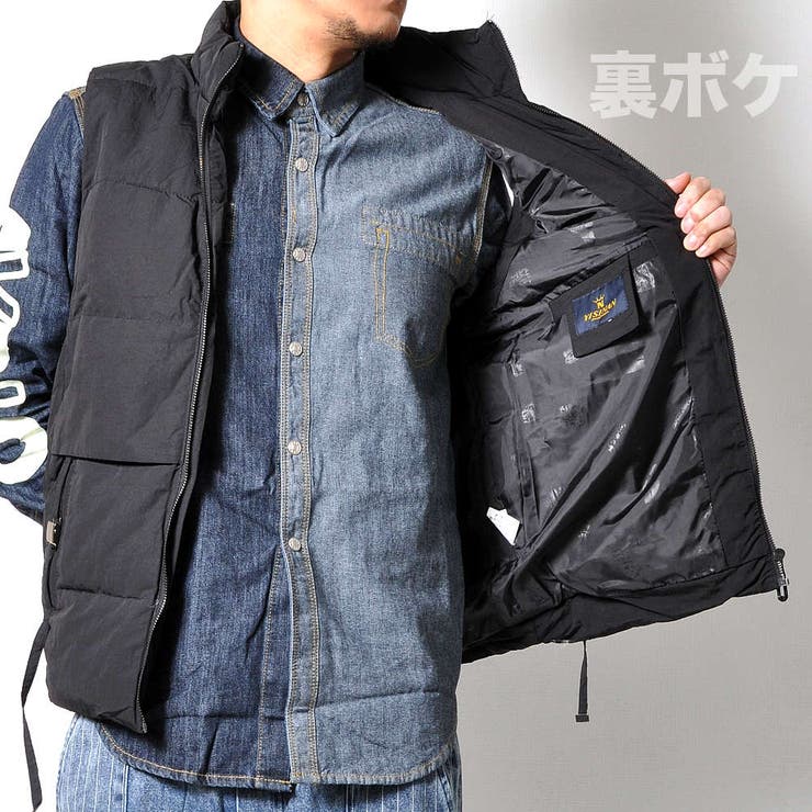 刺繍 中綿ベスト 和テイスト | RAiseNsE  | 詳細画像6 