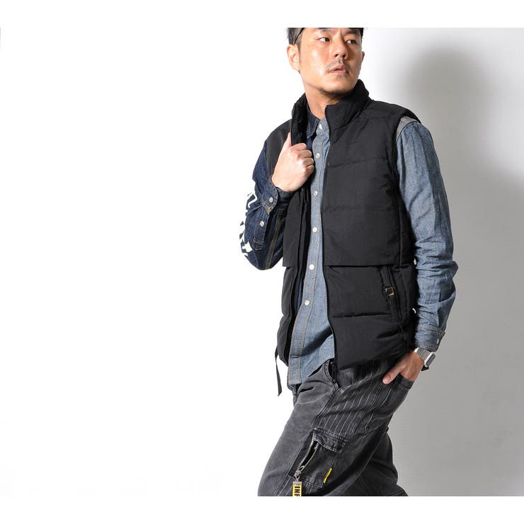 刺繍 中綿ベスト 和テイスト | RAiseNsE  | 詳細画像16 