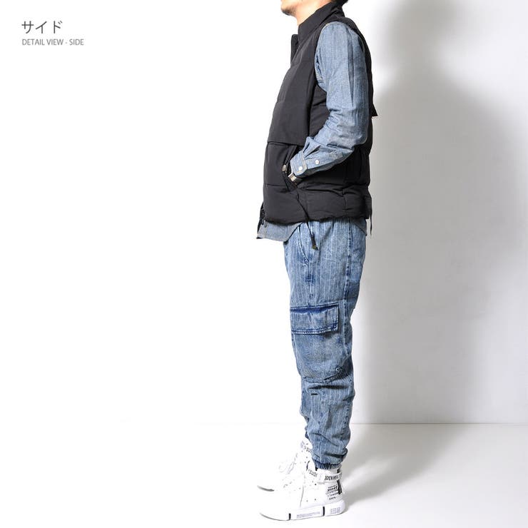 刺繍 中綿ベスト 和テイスト | RAiseNsE  | 詳細画像19 