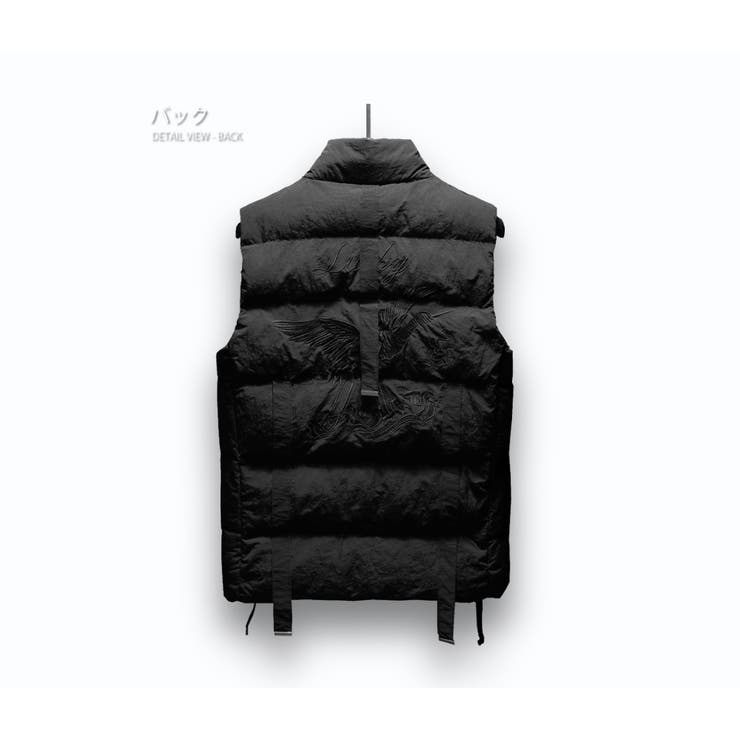 刺繍 中綿ベスト 和テイスト | RAiseNsE  | 詳細画像24 