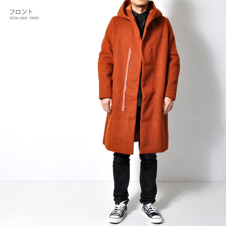 フード付き ロングコート アウター | RAiseNsE  | 詳細画像9 