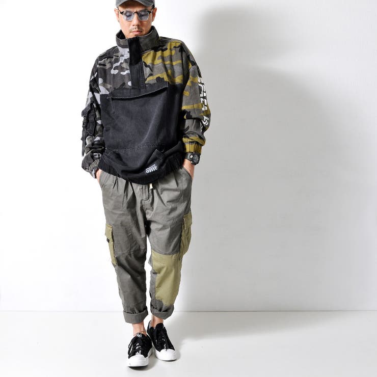 ディセル汚れ加工 迷彩 プルオーバー | RAiseNsE  | 詳細画像6 