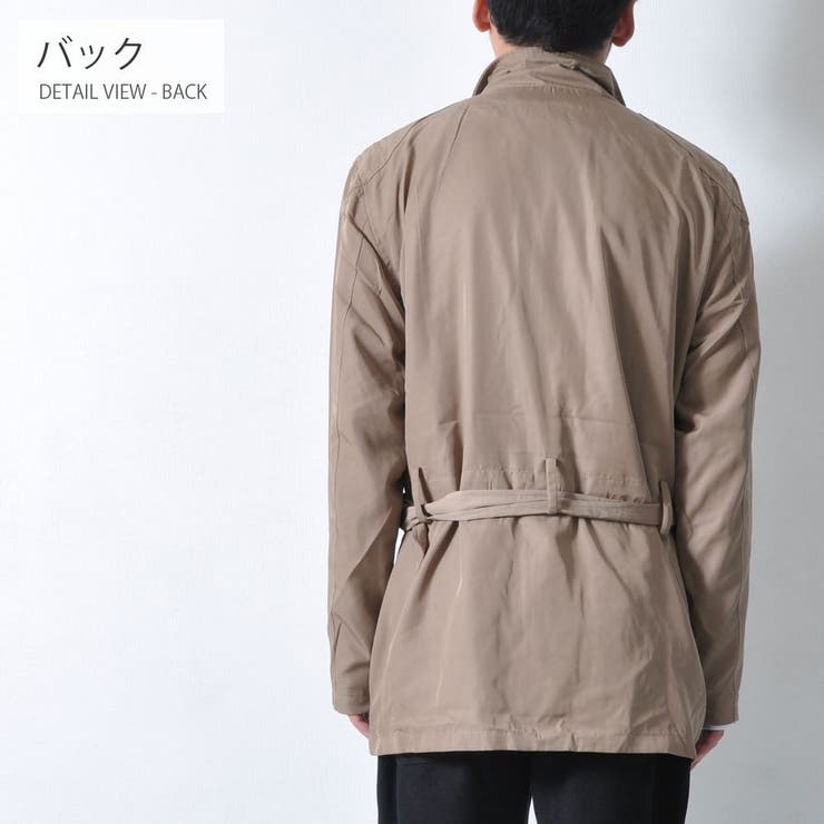 フィールドジャケット ベルト付 コート | RAiseNsE  | 詳細画像5 