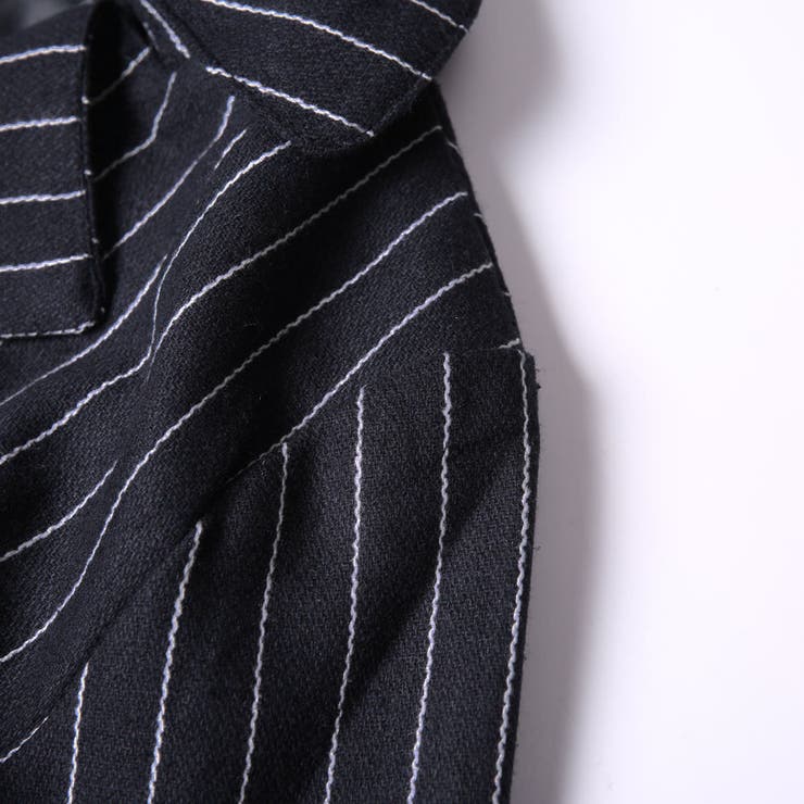 ストライプ チェスターコート メンズ トップス アウター 春 春服 #T739 | RAiseNsE  | 詳細画像16 