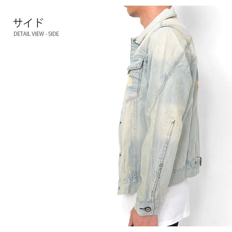 ヴィンテージ加工 迷彩柄デニムジャケット JKT | RAiseNsE  | 詳細画像23 